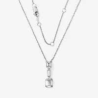 Lab Grown Diamond Necklace in 14K White Gold (1.50 ct tw)