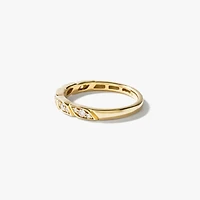 Wedding Band in 10K Yellow Gold (0.16 ct tw)
