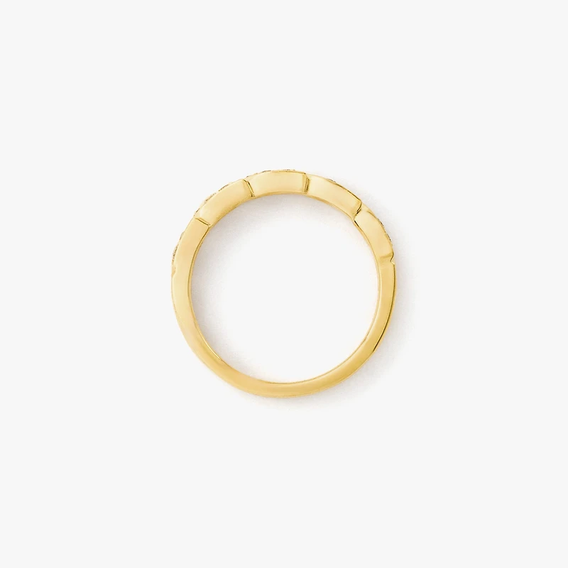 Wedding Band in 10K Yellow Gold (0.16 ct tw)