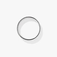 Men's Wedding Band in 10K White Gold - Size 10