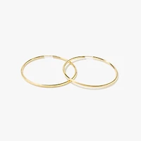 1.6x40mm Sleeper Earrings in 10K Yellow Gold