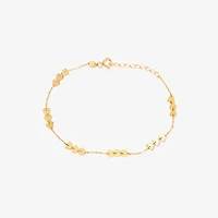 Heart Bracelet in 10K Yellow Gold