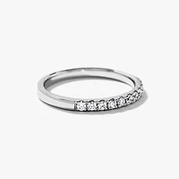 Lab Grown Diamond Anniversary Band 14K White Gold (0.33 ct tw)