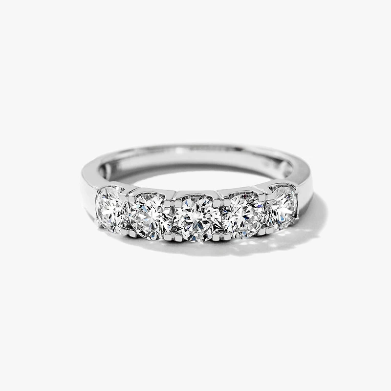 Lab Grown Diamond Anniversary Band 14K White Gold (1.00 ct tw)