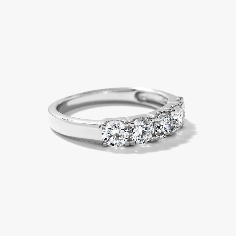 Lab Grown Diamond Anniversary Band 14K White Gold (1.00 ct tw)
