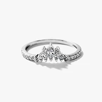 Lab Grown Diamond V Shape Band 14K White Gold (0.33 ct tw)