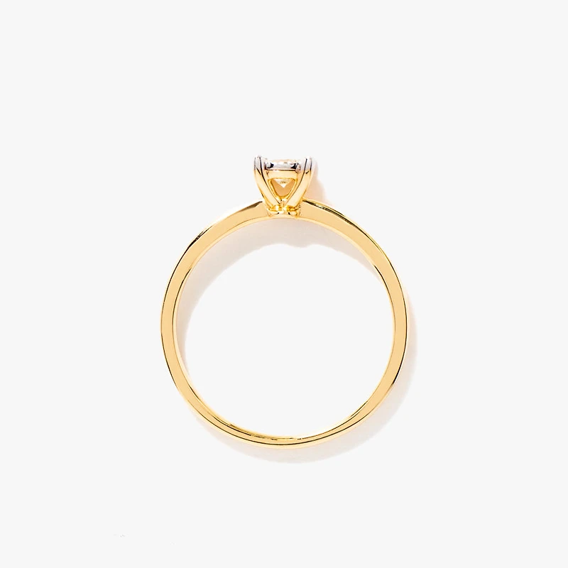 10K Yellow Gold Diamond Promise Ring (0.20 ct tw)