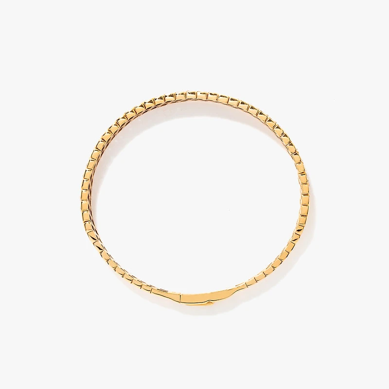 Diamond Bangle with Flexible Cuff in 10K Yellow Gold (2.00 ct tw)