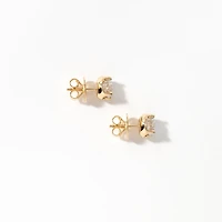 Lab Grown Diamond Stud Earrings in 14K Yellow Gold (2.00 ct tw)
