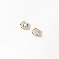 Lab Grown Diamond Stud Earrings in 14K Yellow Gold (2.00 ct tw)