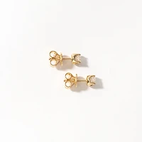 Lab Grown Diamond Stud Earrings in 14K Yellow Gold (0.50 ct tw)