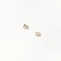 Lab Grown Diamond Stud Earrings in 14K Yellow Gold (0.30 ct tw)