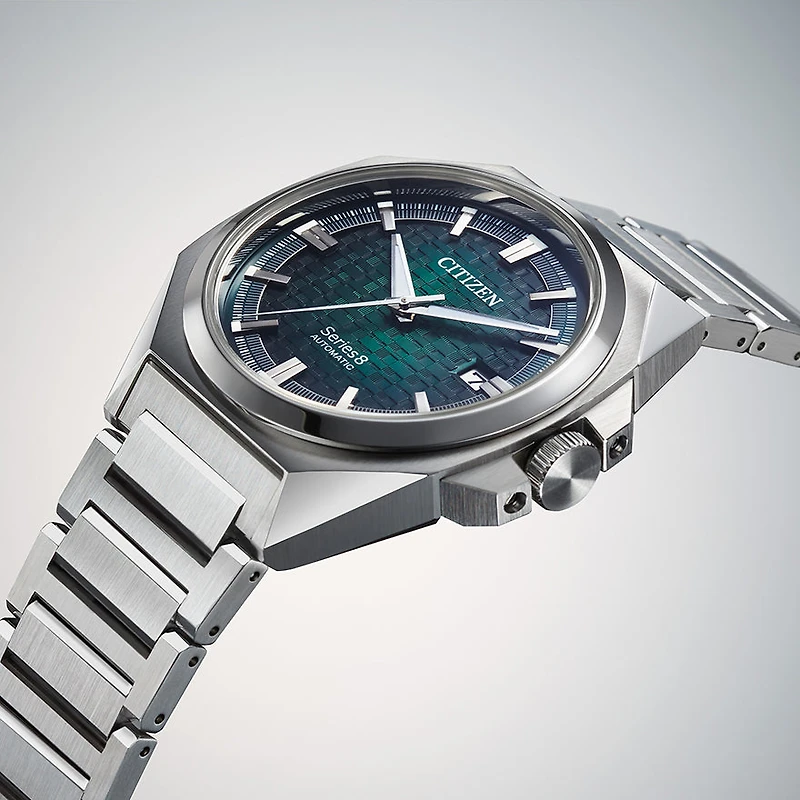 Citizen Series8 831 Green Dial Stainless Steel Bracelet Automatic Watc