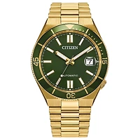 Citizen Tsuyosa Shore Green Dial Automatic Watch 40mm | NJ0232-53X