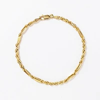 3mm Milano Bracelet in 10K Yellow Gold - 7"