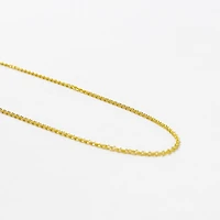 10K Yellow Gold 1mm Rolo Chain (16")