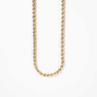 3mm Rope Chain in 10K Yellow Gold (26")