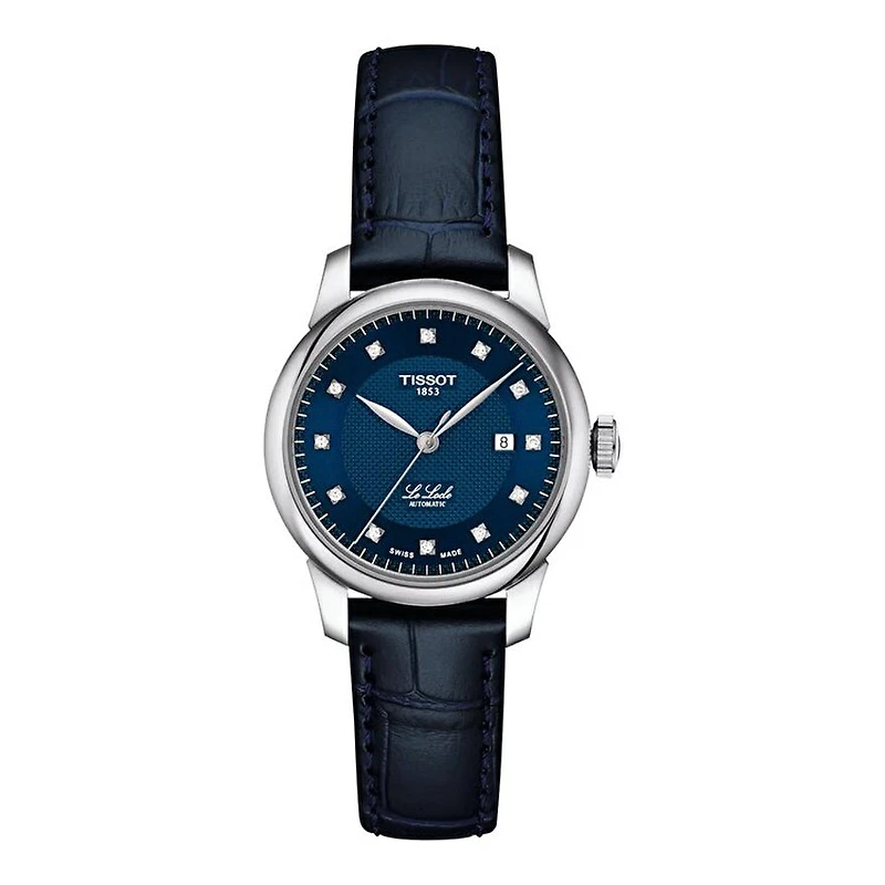 Tissot Le Locle 29mm Blue Dial Blue Strap Watch | T0062071604600