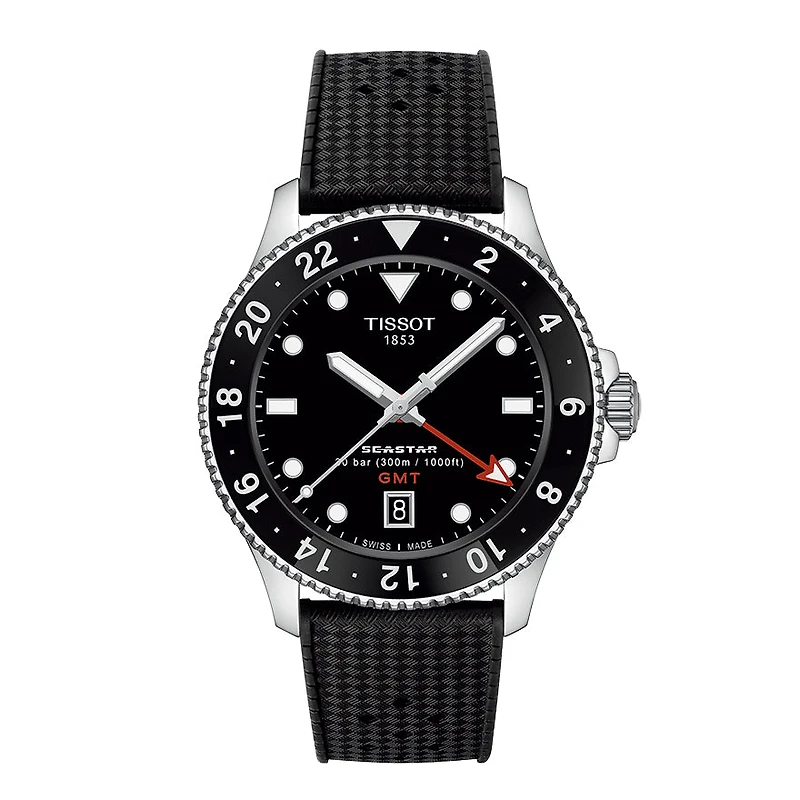 Tissot Seastar 1000 Quartz GMT 40mm Watch | T1208521705100