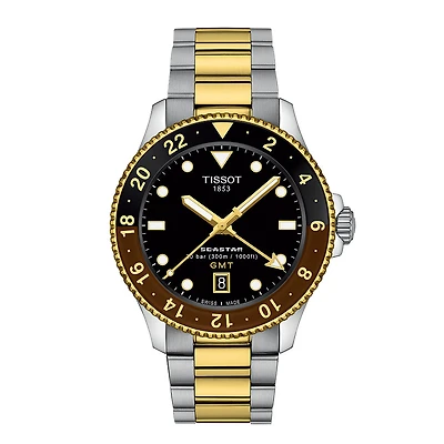Tissot Seastar 1000 Quartz GMT 40mm Watch | T1208522205100