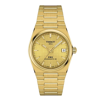Tissot PRX Powermatic 80 35mm Champagne Dial Watch | T137.207.33.021.0