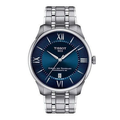 Tissot Chemin des Tourelles Powermatic 80 42mm Watch | T1394071104800