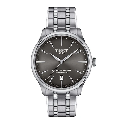 Tissot Chemin des Tourelles Powermatic 80 39mm Watch | T1398071106100