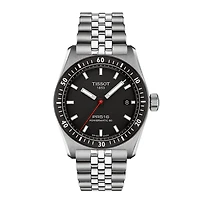 Tissot PR516 Powermatic 80 Black Dial Watch | T1494071105100