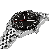Tissot PR516 Powermatic 80 Black Dial Watch | T1494071105100