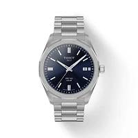 Tissot PRC 100 Solar 39mm Blue Dial Watch | T1514221104100