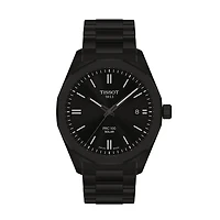 Tissot PRC 100 Solar 39mm Black Dial Watch | T1514223305100