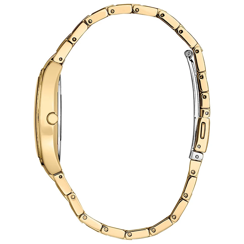 Citizen Eco-Drive Crystal Gold Tone Stainless Steel Watch | EM1082-50A