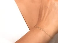 1.7mm 10K Yellow Gold Singapore Bracelet