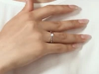 Canadian Diamond Solitaire Engagement Ring 14K White Gold (0.30 ct