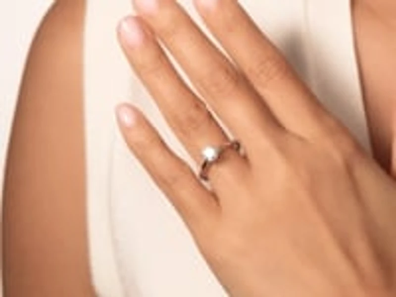 Diamond Engagement Ring 14K White Gold (0.83 ct tw)