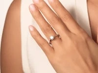 Diamond Engagement Ring 14K White Gold (0.83 ct tw)