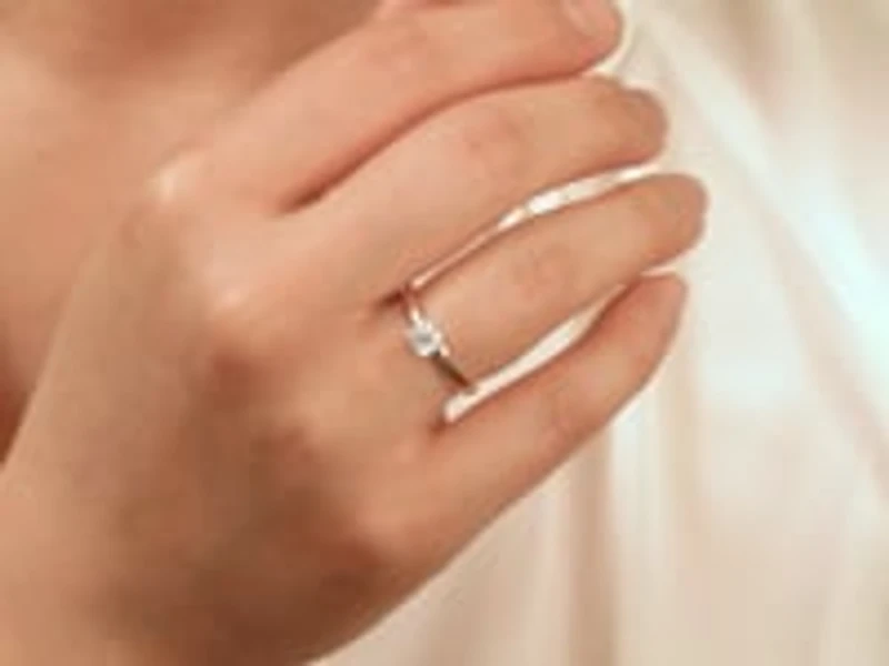 Solitaire Diamond Engagement Ring 14K Yellow Gold (0.40 ct tw)