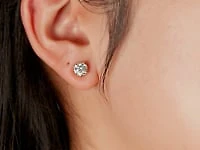 Lab Grown Diamond Stud Earrings in 14K Yellow Gold (1.50 ct tw)