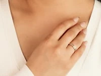 Channel Set Diamond Anniversary Ring 14K Yellow Gold (0.25 ct tw)