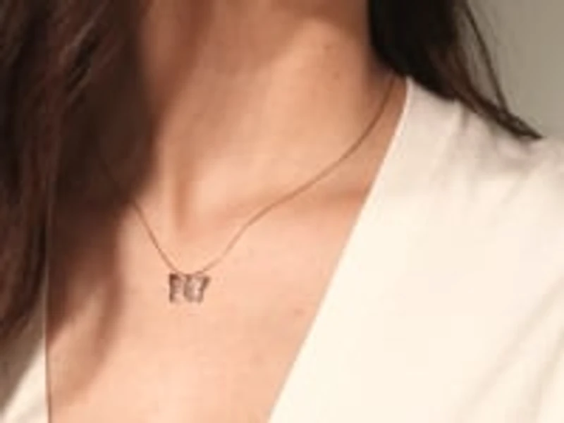 Butterfly Pendant in 10K Yellow Gold