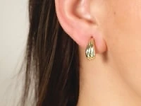Drop Stud Earrings in 10K Yellow Gold
