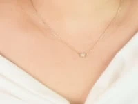 10K Gold Star Pendant Necklace with Mother of Pearl Inlay