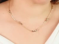 Oval Link Chain Necklace in 10K Yellow Gold