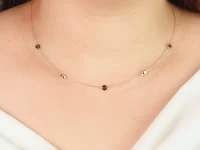 Disc Chain Necklace in 10K Yellow Gold