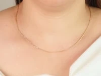 1mm Round Wheat Chain in 14K Yellow Gold (18")