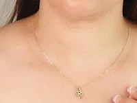 Tree Pendant in 14K Yellow Gold
