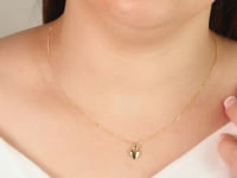 Heart Pendant in 14K Yellow Gold