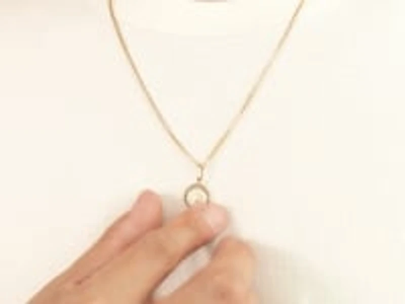Round Saint Christopher Medal Charm in 10K Italian Yellow Gold