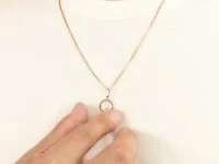 Round Saint Christopher Medal Charm in 10K Italian Yellow Gold