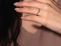 Diamond Cluster Ring 10K White Gold (0.14 ct tw)